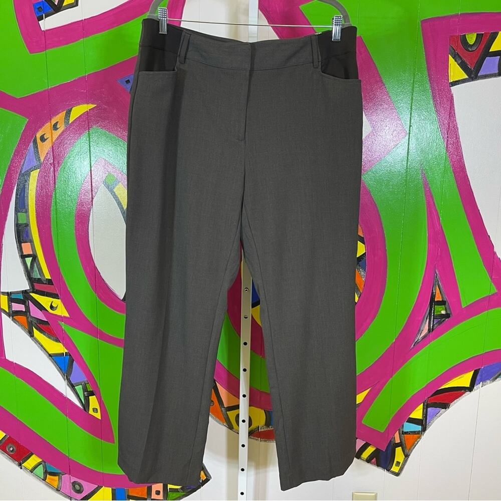 NWT Briggs, Gray Dress Slacks. Size 16WS